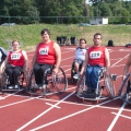 vor dem 100 Start